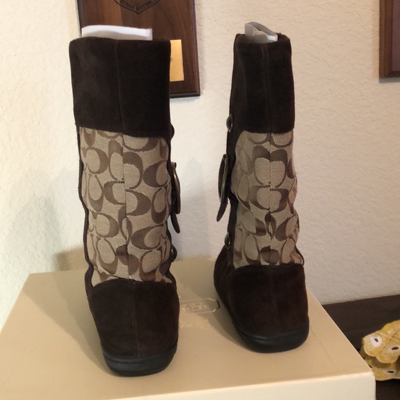 Coach suede boots - Picture 4 of 5